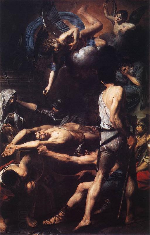 VALENTIN DE BOULOGNE Martyrdom of St Processus and St Martinian we